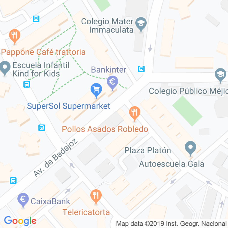 Código Postal calle Cuarzo, glorieta en Madrid