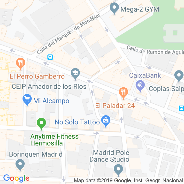 Código Postal calle Florencio Diaz en Madrid