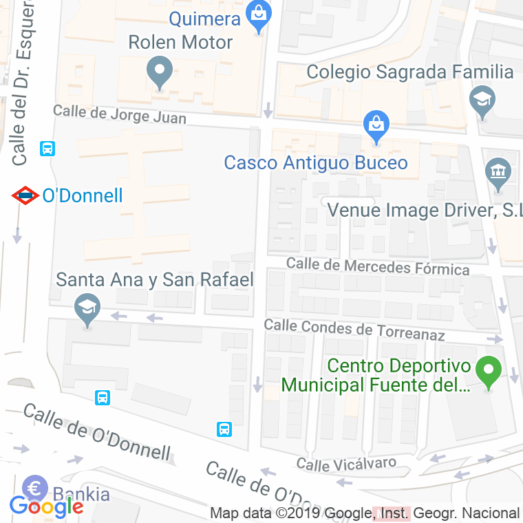 Código Postal calle Iturbe en Madrid