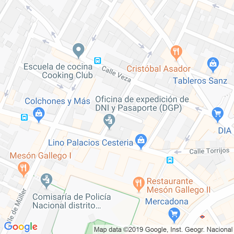 Código Postal calle Flor De Lis en Madrid