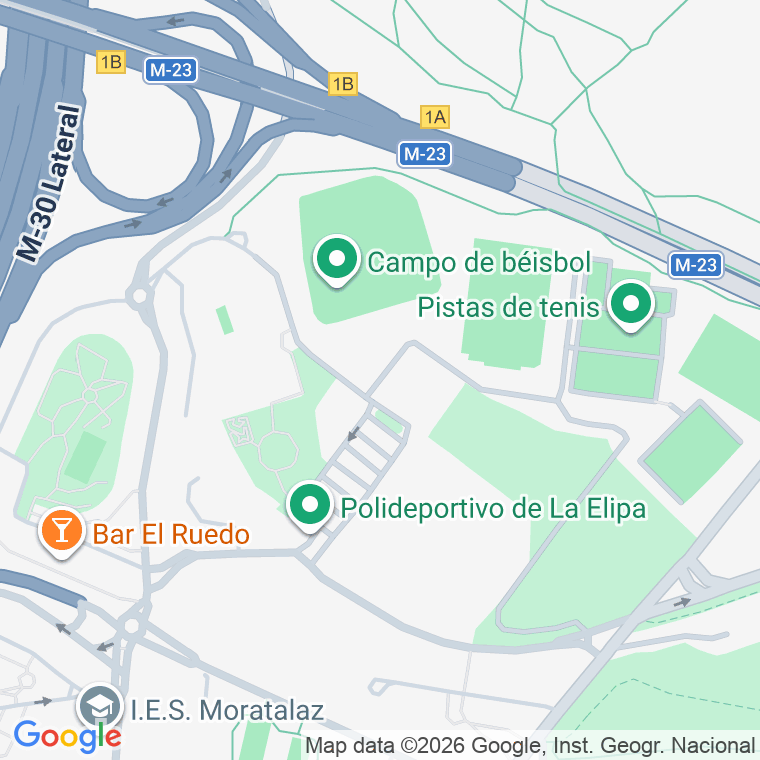 Código postal de Parque de la Elipa, Acceso en Madrid