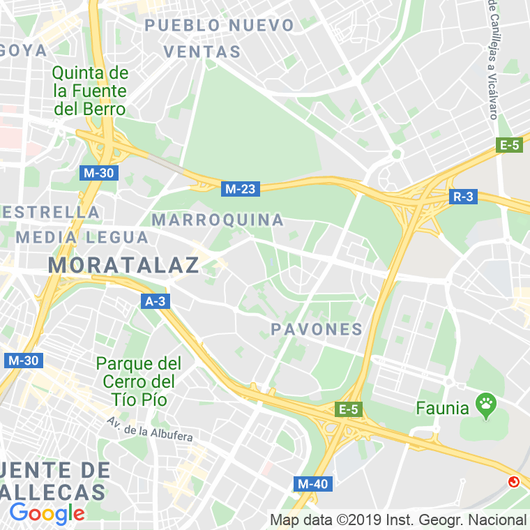 Código Postal calle Valencia, Hasta El Km. 6, 700, carretera en Madrid