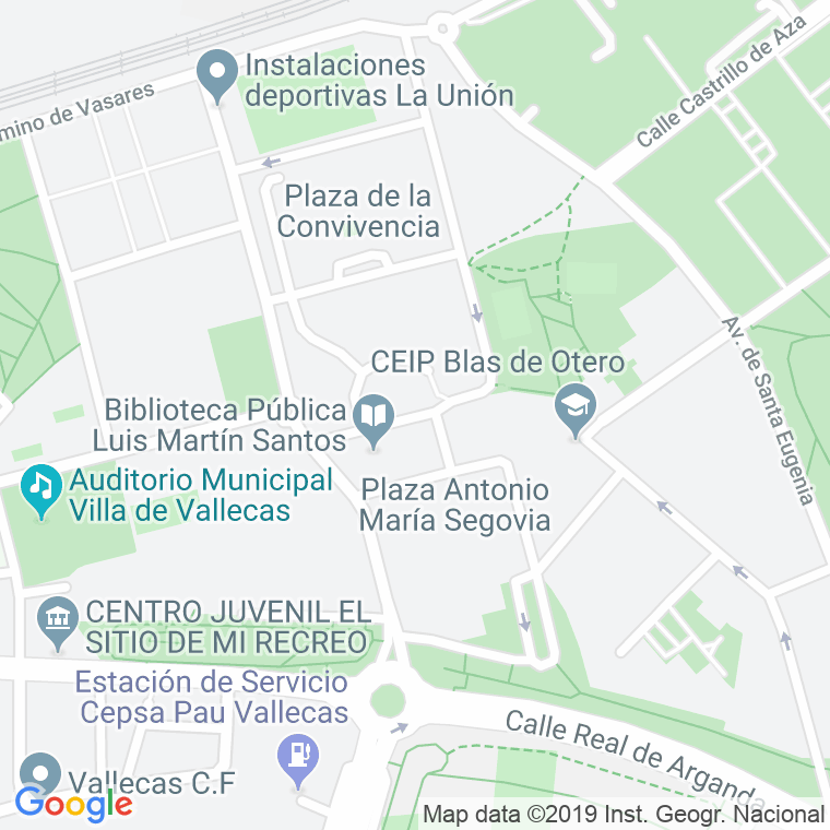 Código Postal calle Antonio Maria Segovia, plaza en Madrid