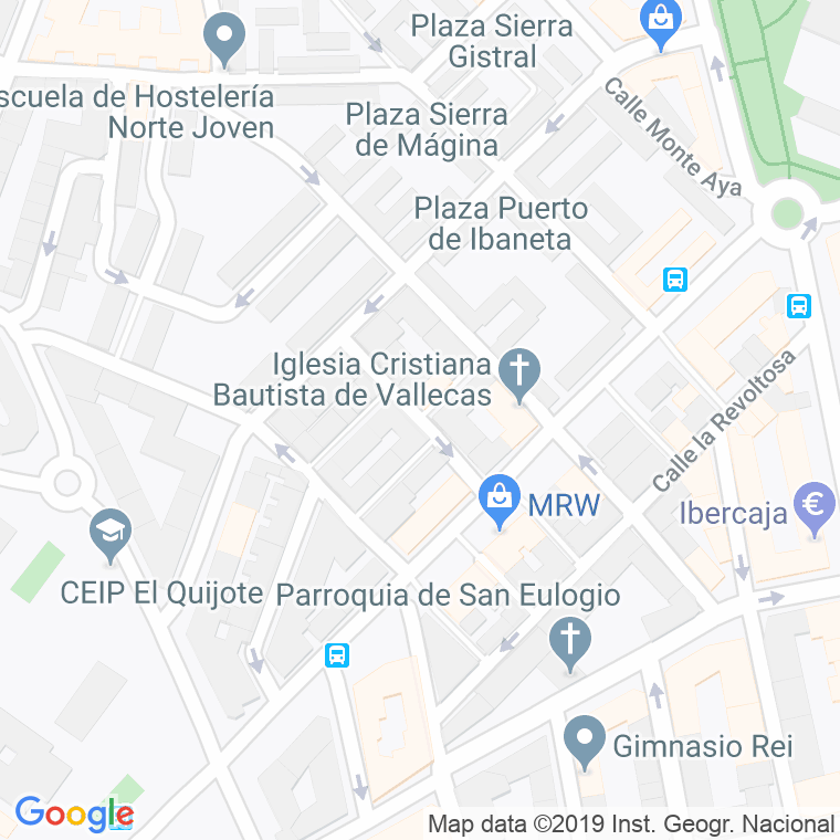 Código Postal calle Colmenar Viejo en Madrid