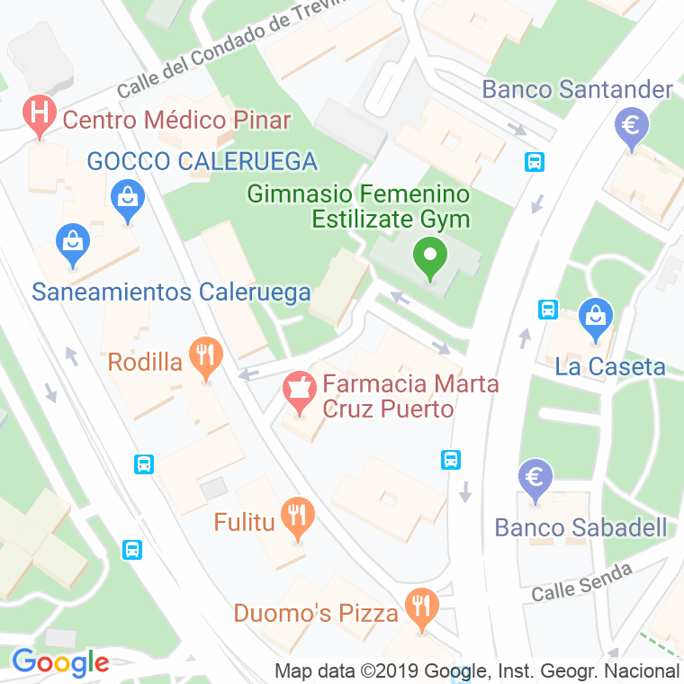 Código Postal calle Colonia Cerro De La Bendita en Madrid