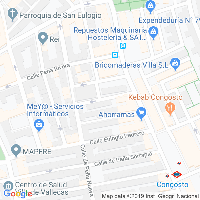 Código Postal calle Esperanza Garcia en Madrid