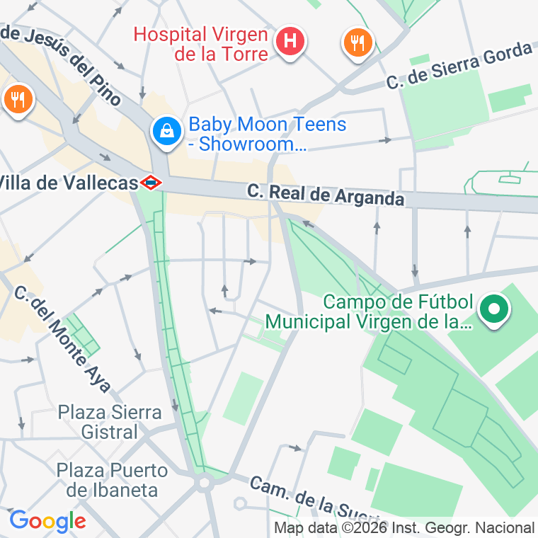 Código postal de Gavia Seca en Madrid