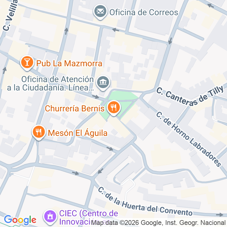 Código postal de Plaza Don Antonio de Andres en Madrid