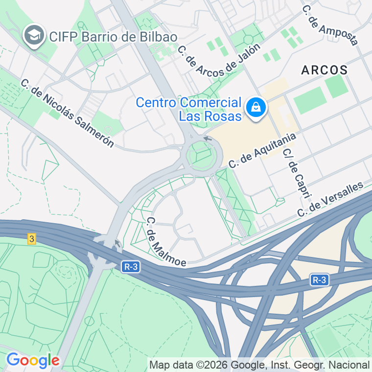 Código postal de Malmoe en Madrid