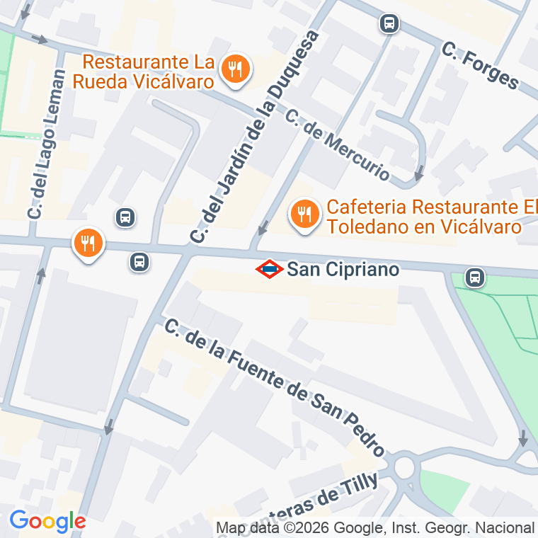 Código postal de San Cipriano en Madrid
