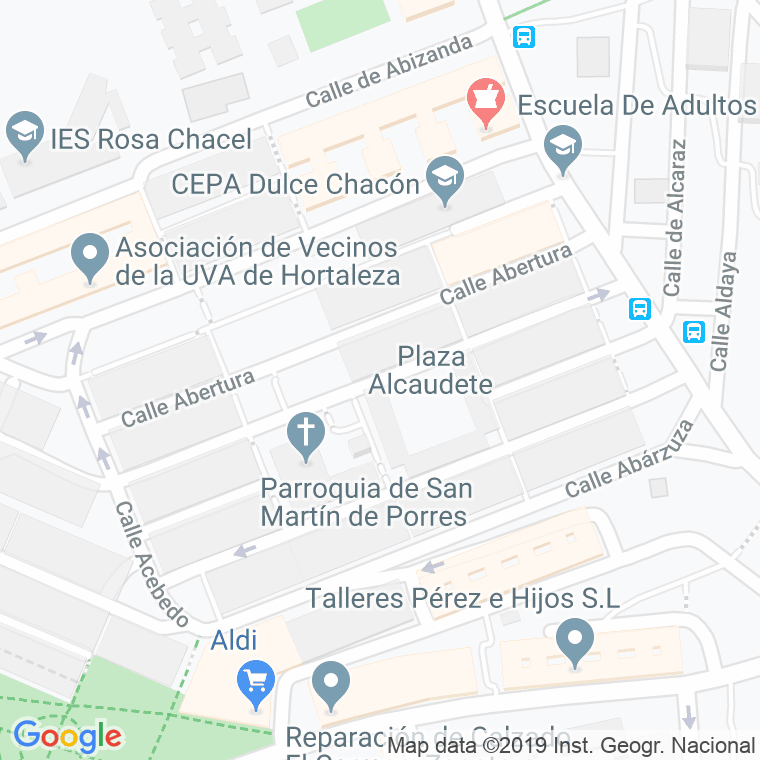 Código Postal calle Abegondo en Madrid