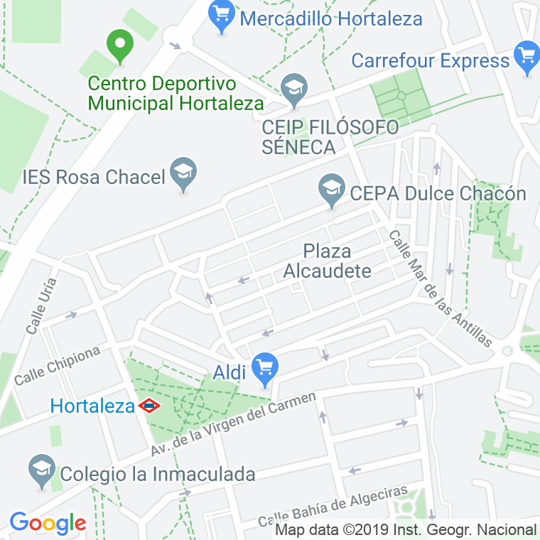 Código Postal calle Abertura en Madrid