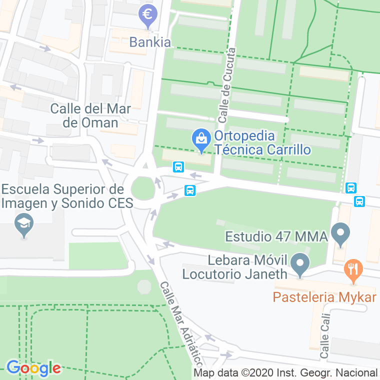 Código Postal calle Charala en Madrid