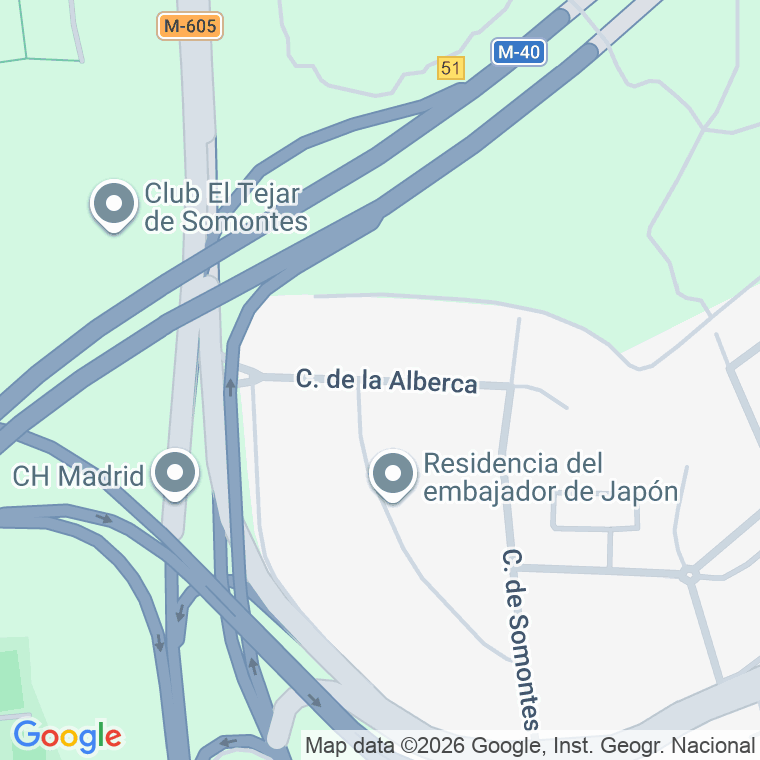 Código postal de Alberca, la en Madrid