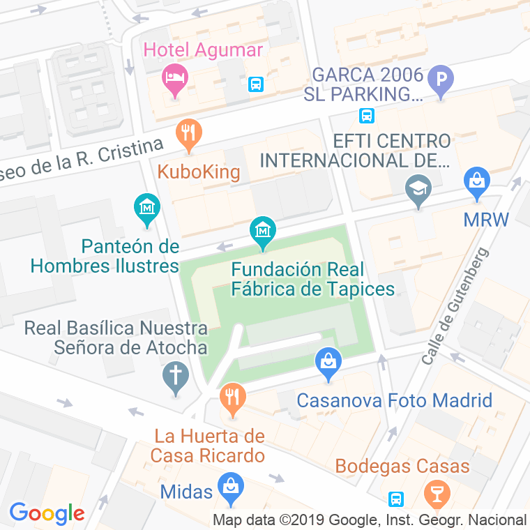 Código Postal calle Felipe Gonzalez en Madrid