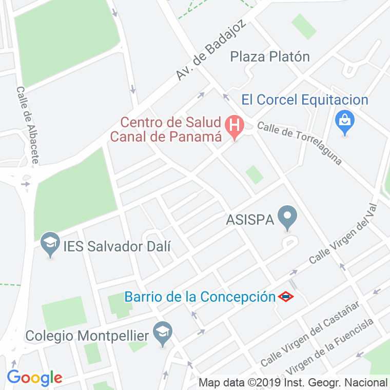 Código Postal calle Fernando Salcedo en Madrid