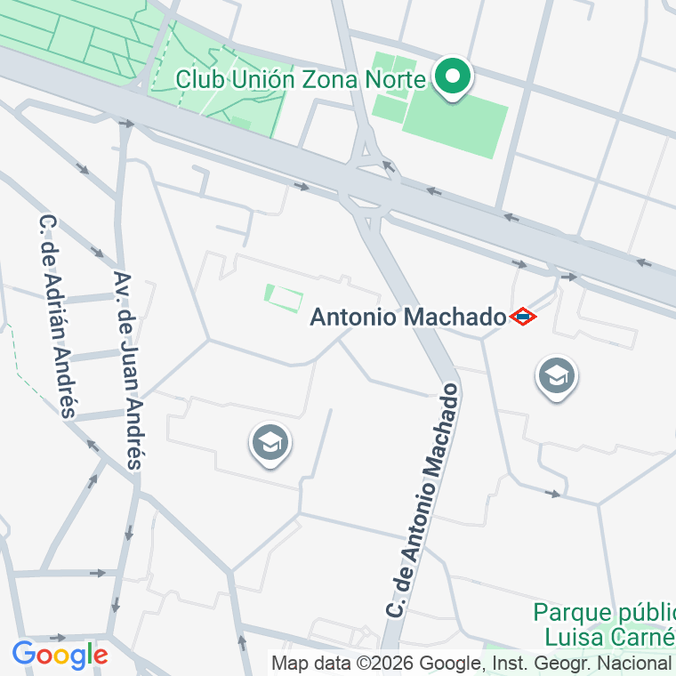 Código postal de Valderrodrigo   (impares del 1 al 33)  (pares del 2 al 70) en Madrid