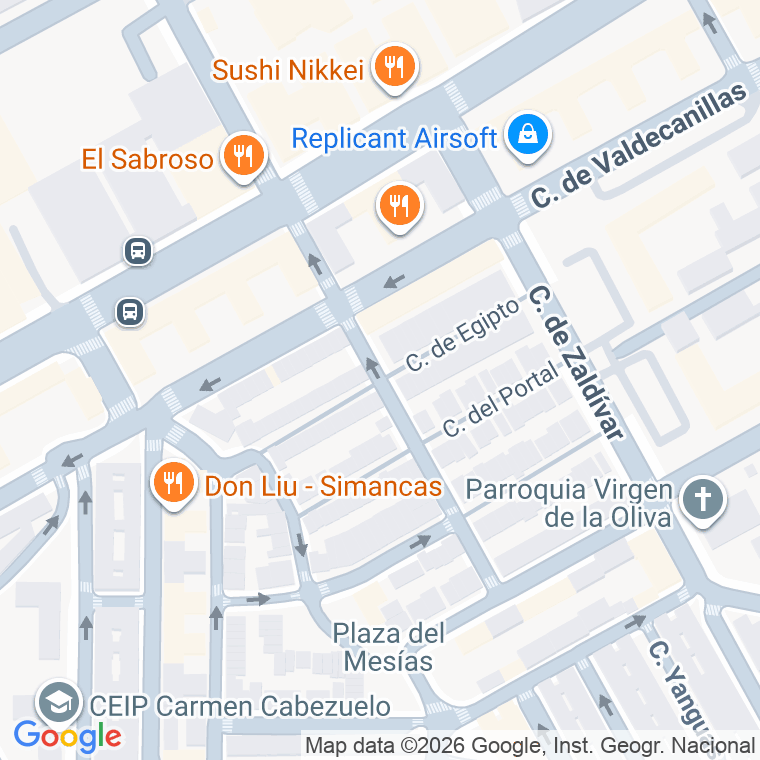 Código postal de Epifania en Madrid