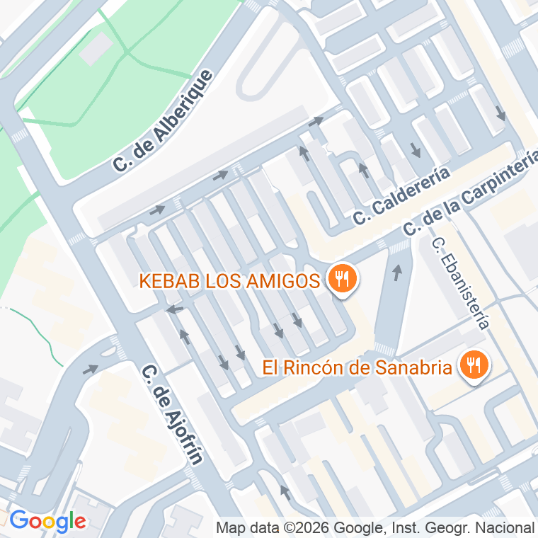 Código postal de Trefileria en Madrid