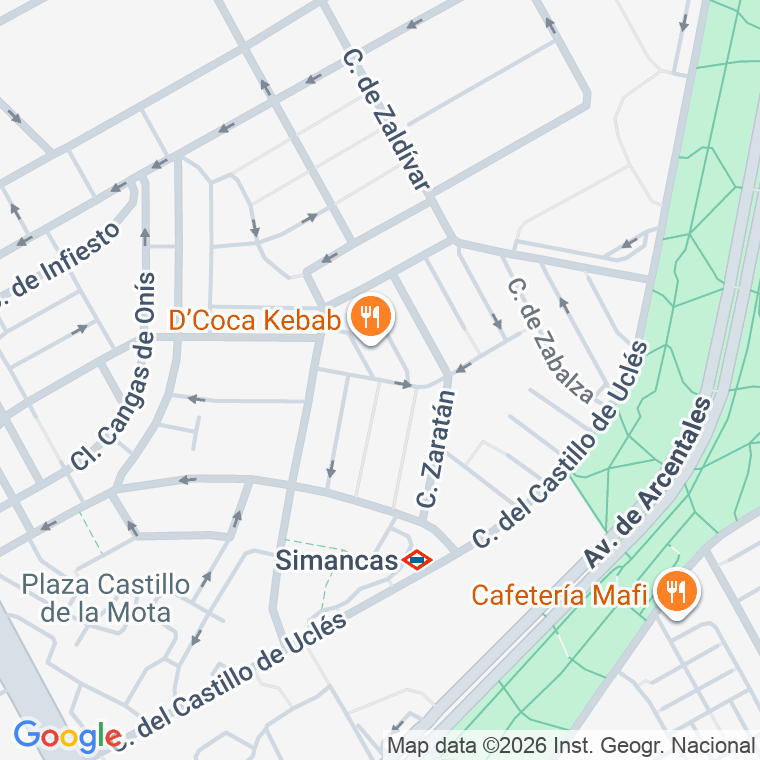 Código postal de Zumel en Madrid