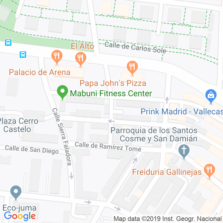 Código Postal calle Adra, pasaje en Madrid