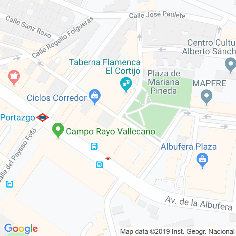 Código Postal calle Dolores Folgueras en Madrid