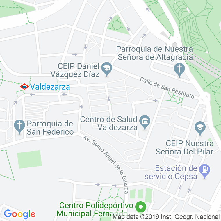 Código Postal calle Armenteros en Madrid
