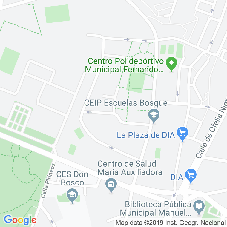 Código Postal calle General Sagardia Ramos, paseo en Madrid