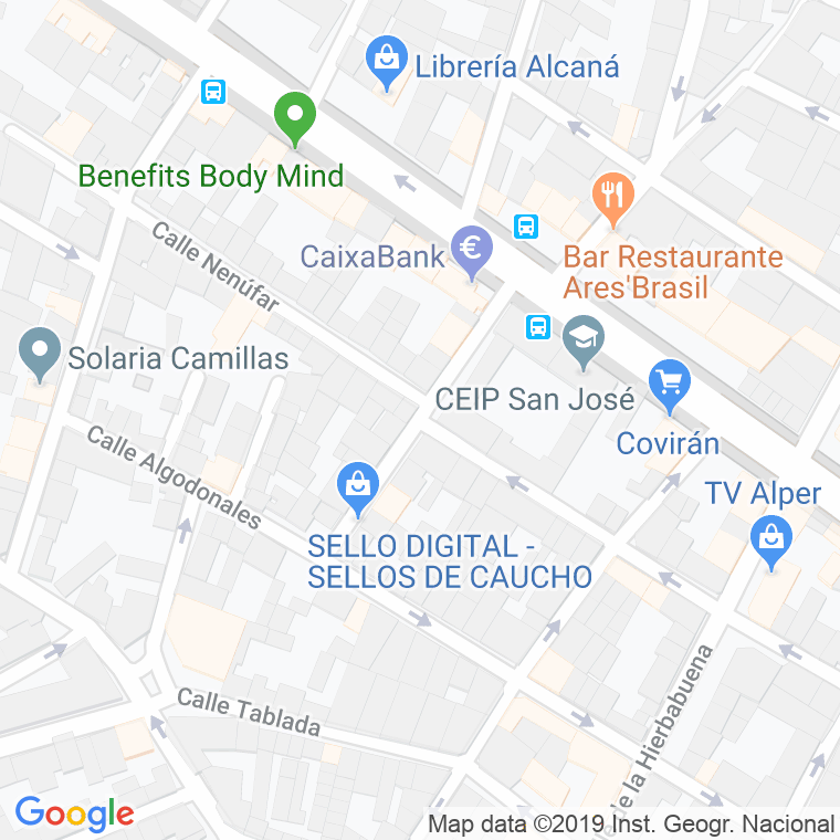 Código Postal calle Gladiolo en Madrid