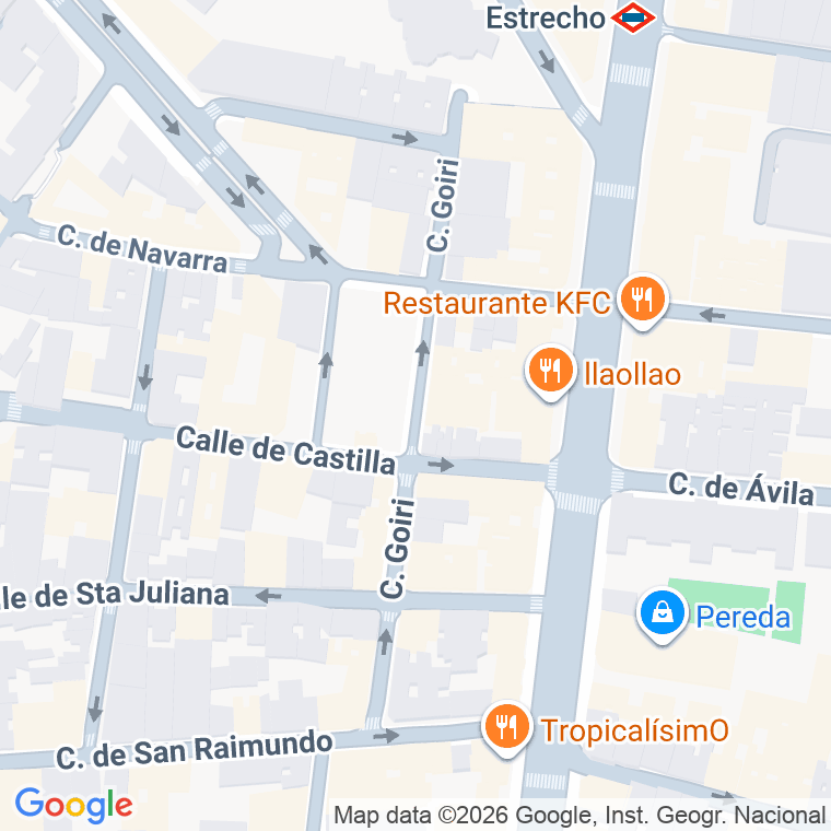 Código postal de Goiri en Madrid