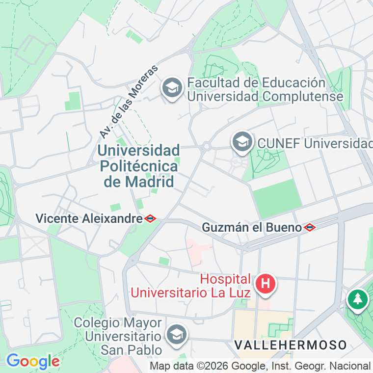 Código postal de Juan Xxiii, Paseo en Madrid