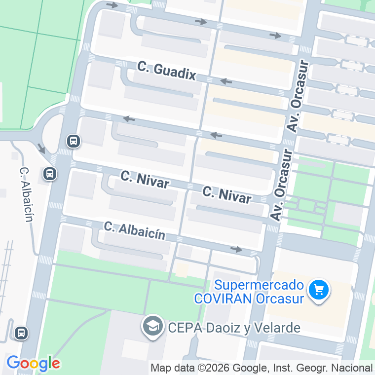 Código postal de Nivar en Madrid