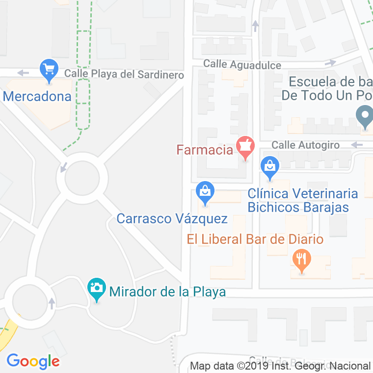 Código Postal calle Agramunt en Madrid