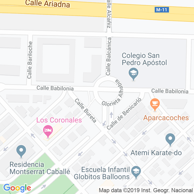 Código Postal calle Alhabia en Madrid
