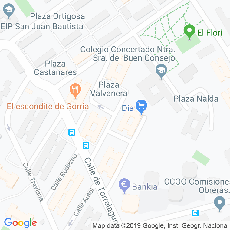 Código Postal calle Albelda en Madrid