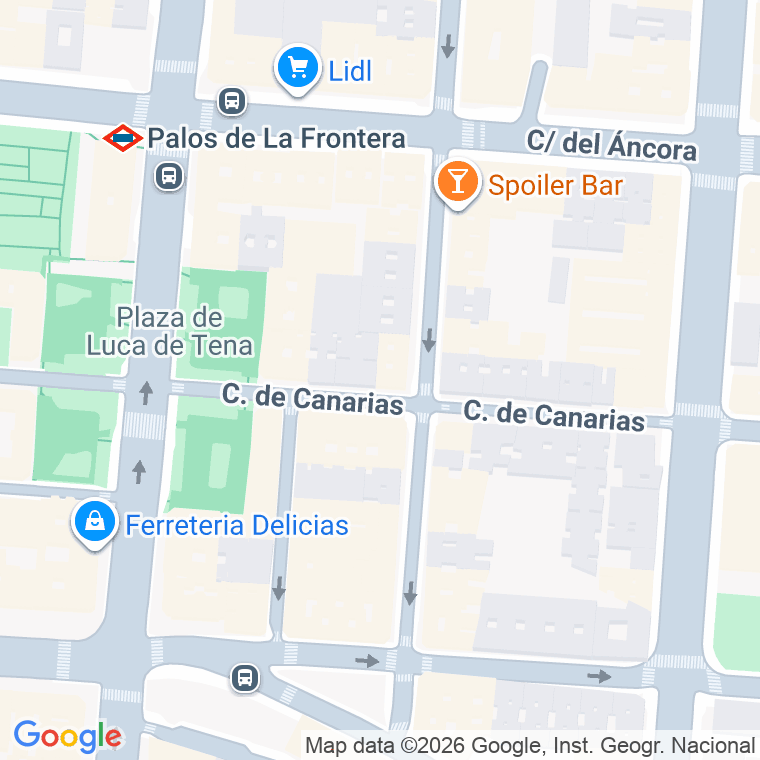 Código postal de Canarias en Madrid