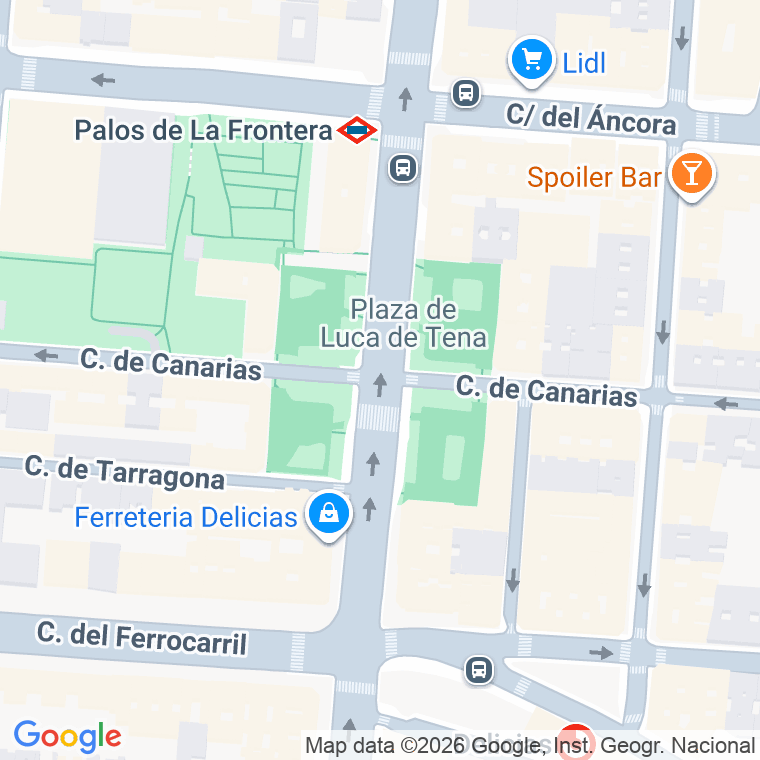 Código postal de Luca de Tena, Plaza en Madrid