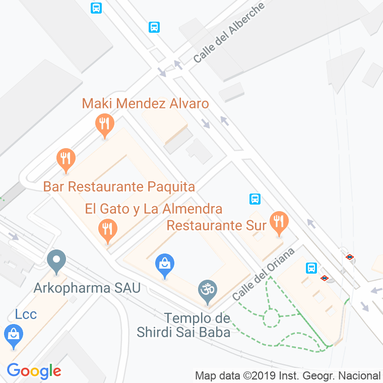 Código Postal calle Mezquite en Madrid