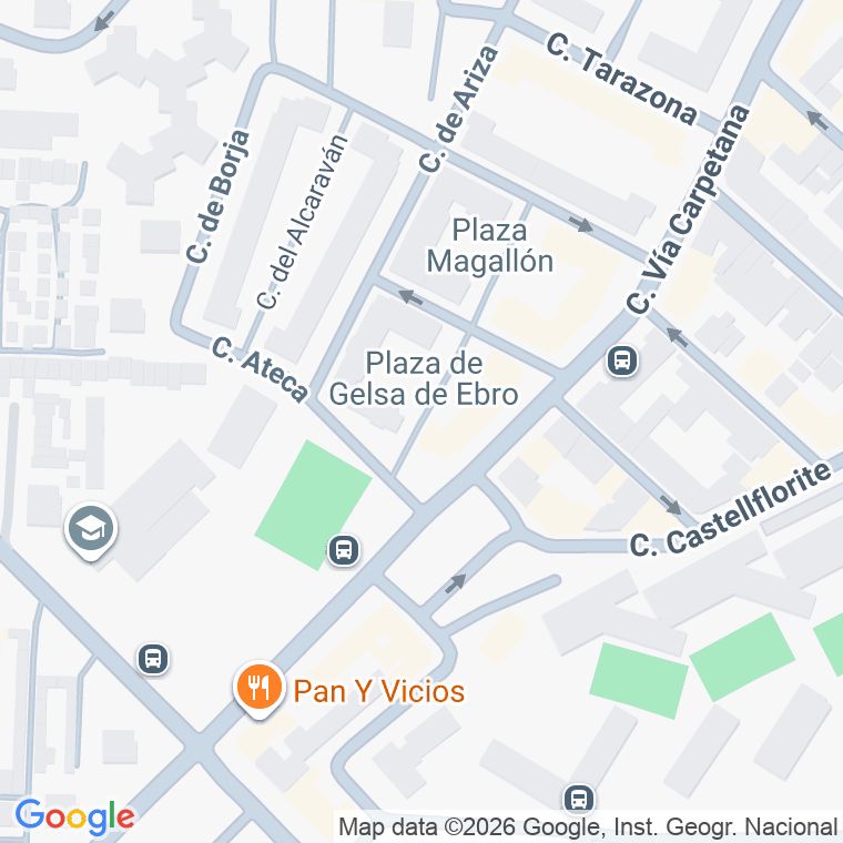 Código postal de Plaza Gelsa de Ebro en Madrid