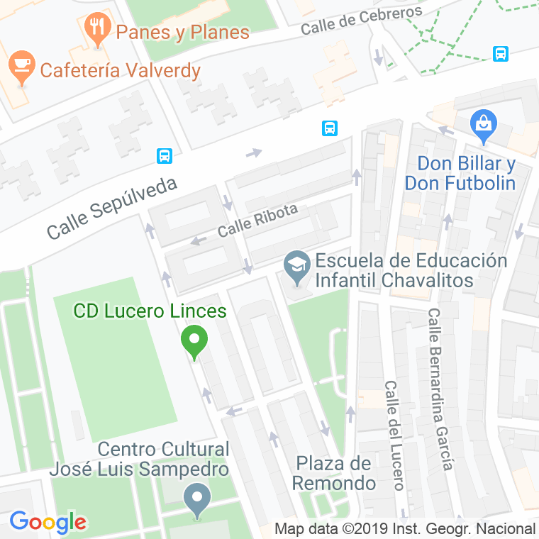Código Postal calle Cascajares en Madrid