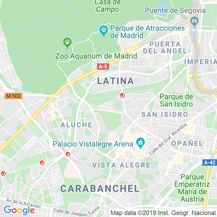 Código Postal calle Laguna   (Impares Del 1 Al 81)  (Pares Del 2 Al 12) en Madrid