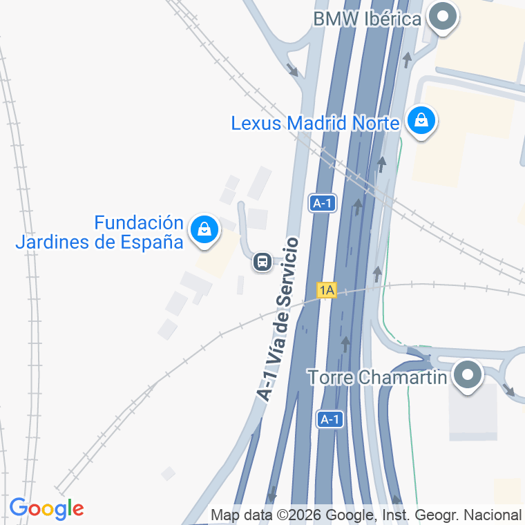 Código postal de Paz, de Av. Burgos a Nudo Manoteras, Avenida en Madrid