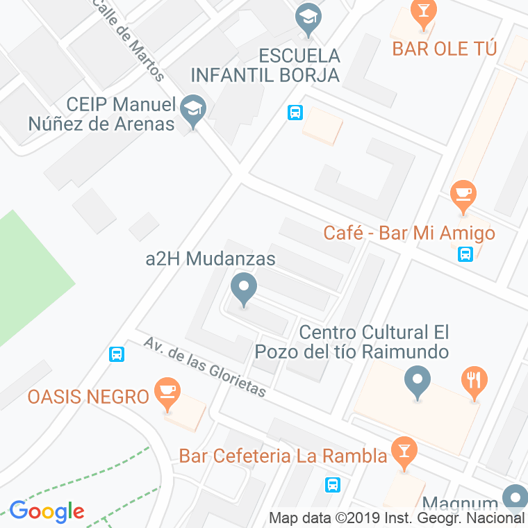 Código Postal calle Carburo en Madrid