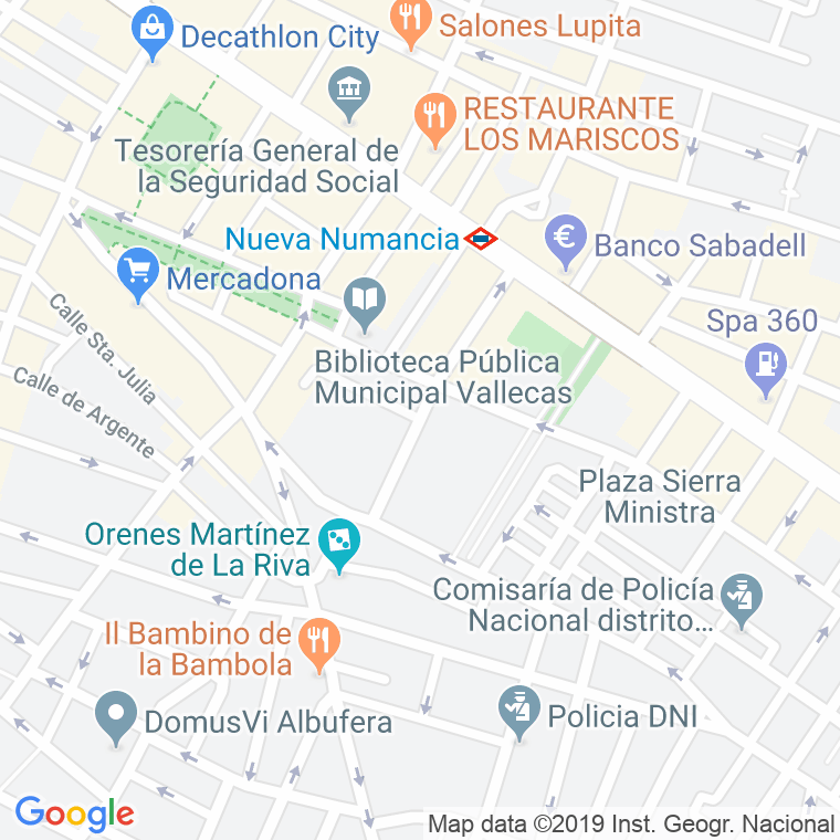 Código Postal calle Colonia Erillas en Madrid