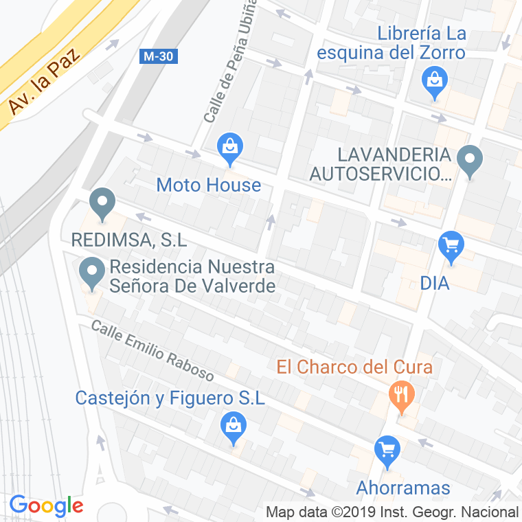 Código Postal calle Felisa Mendez en Madrid