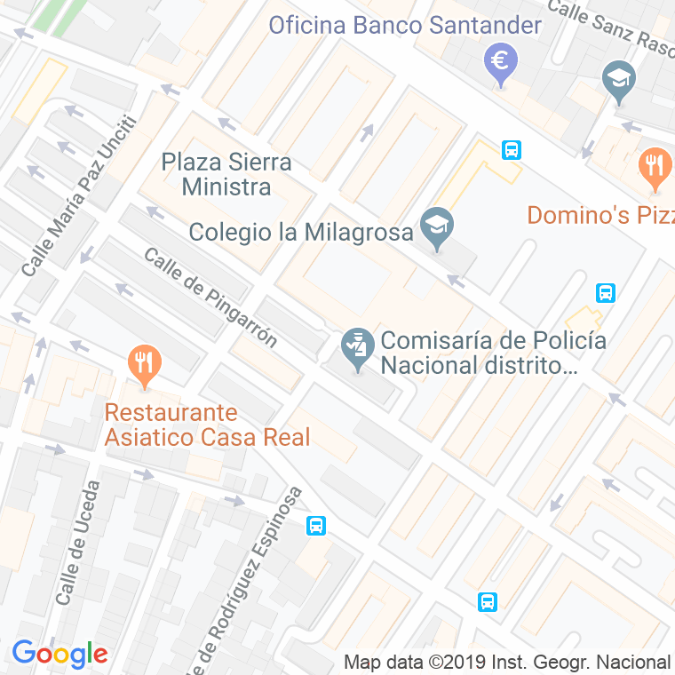 Código Postal calle Gobernador Carlos Ruiz, plaza en Madrid