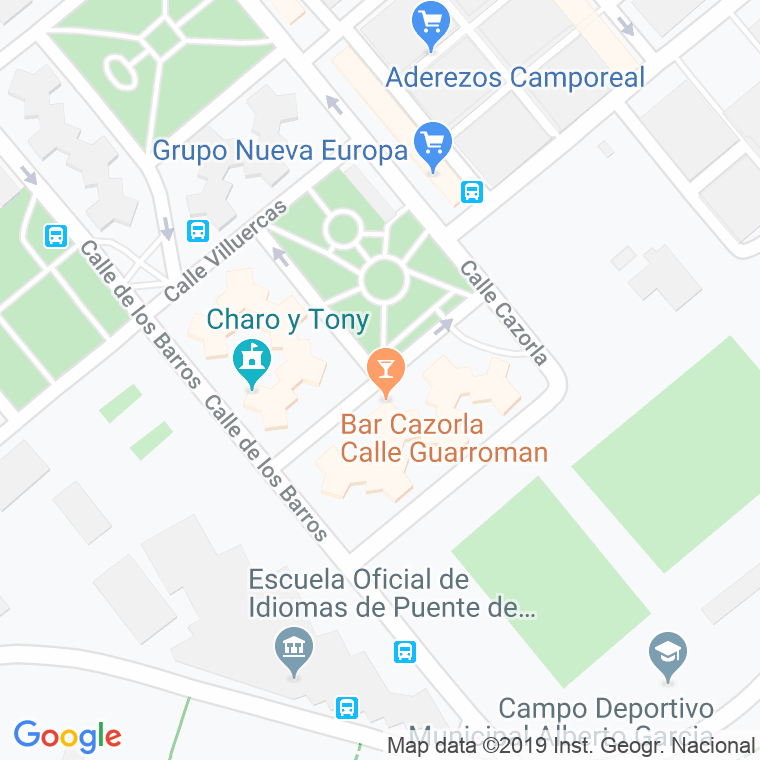 Código Postal calle Guarroman en Madrid