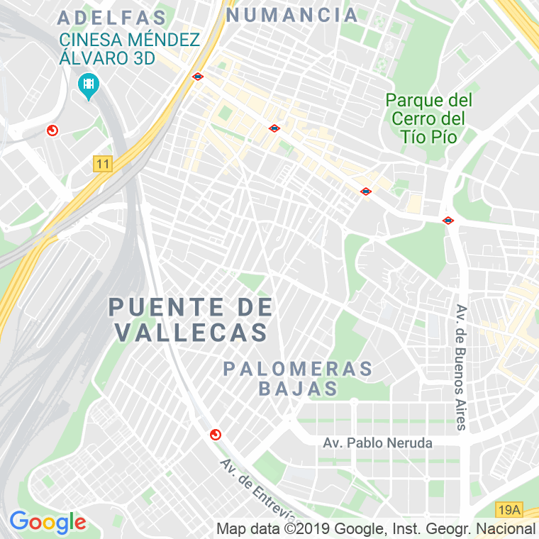 Código Postal calle Martinez De La Riva   (Impares Del 1 Al 95)  (Pares Del 2 Al 94) en Madrid