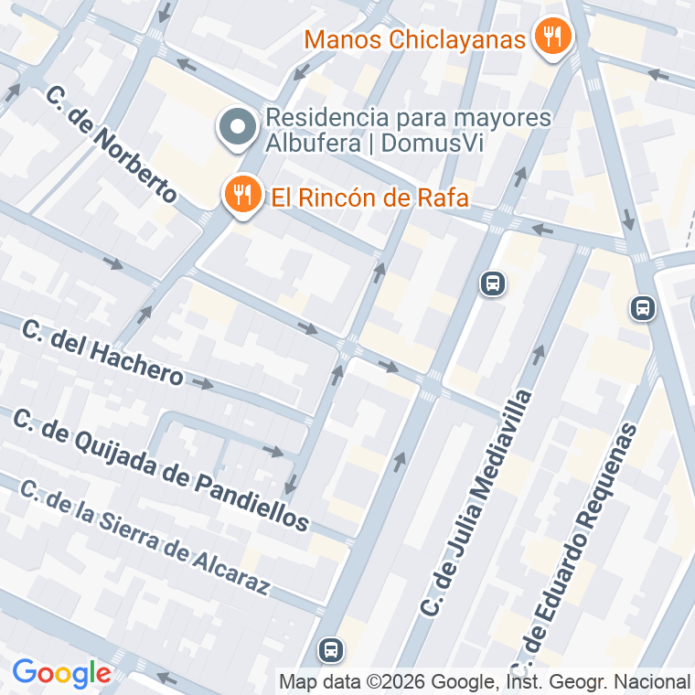 Código postal de Puerto de Maderi en Madrid