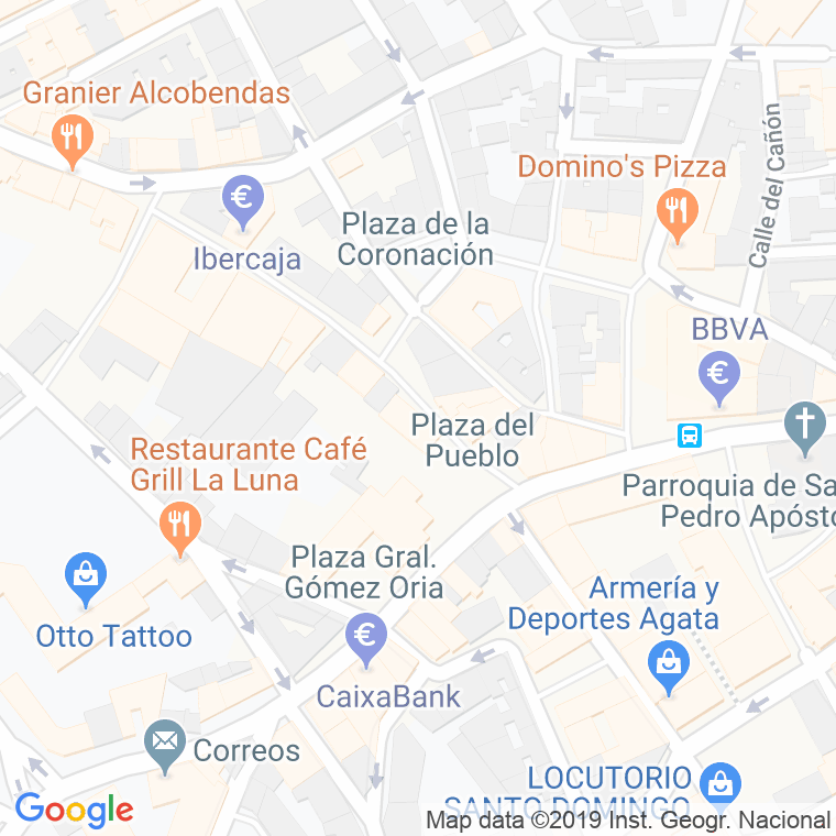 Código Postal calle Barrio Nuestra Señora De La Paz en Alcobendas y La Moraleja